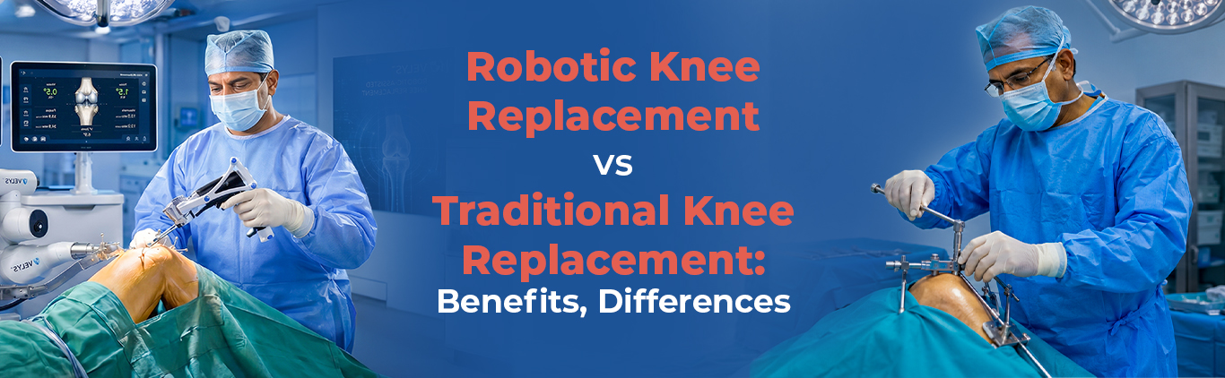 Robotic knee replacement